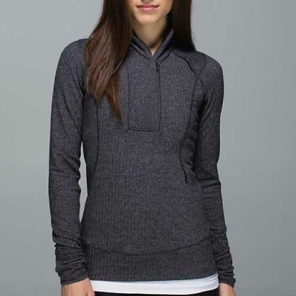 Lululemon Think Fast Pullover - Herringbone - Picture 2 of 4